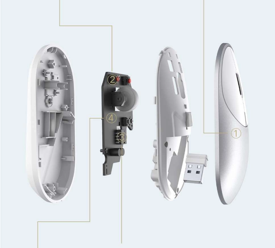 chuột không dây xiaomi mi mouse 2